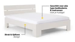 Bed Fresh Met Hoofdbord -Slaapkamerserie Winkel Bed Fresh 400 met hoofdbord wit 2
