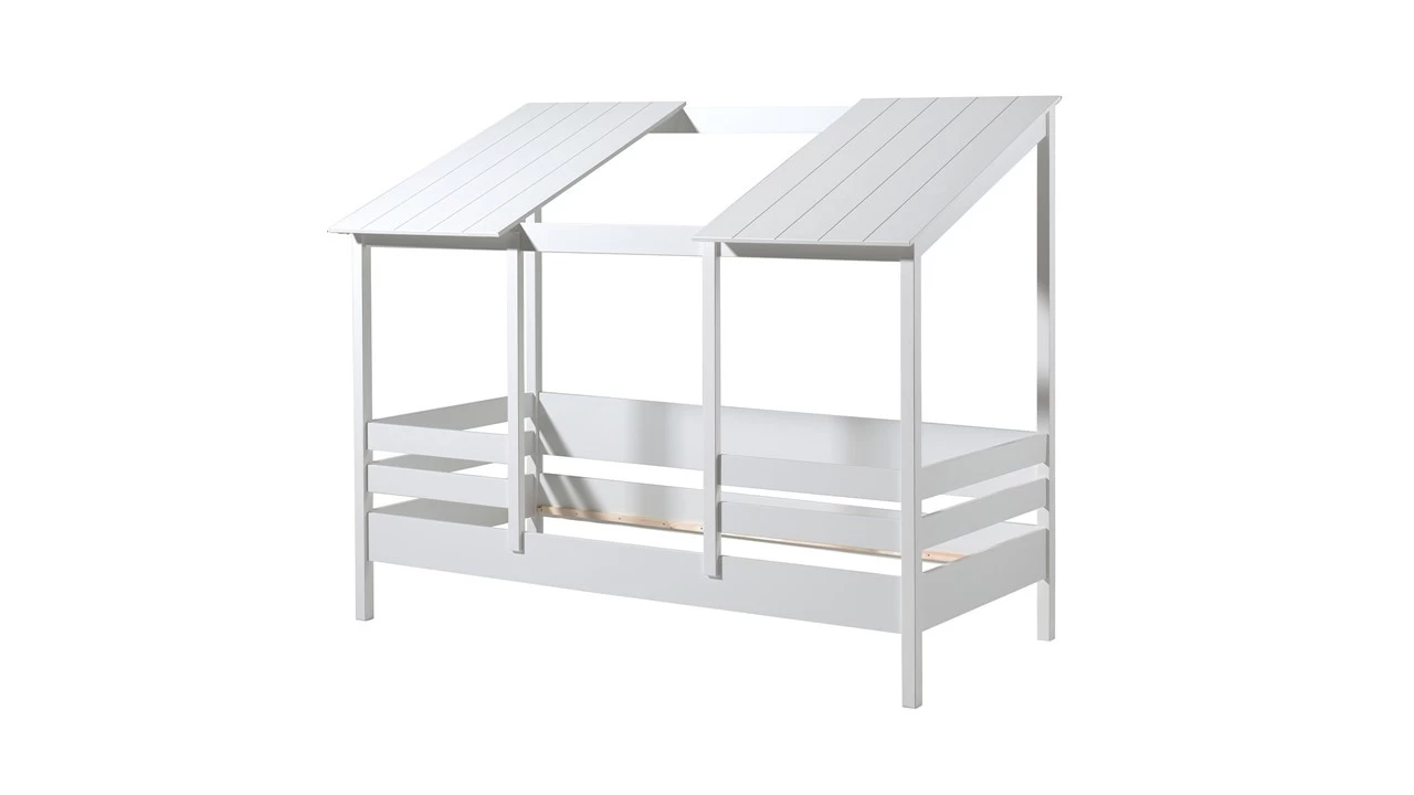 Bed HuisBed Inclusief Vensterbanken En 2 Dakpanelen 3 Bed HuisBed Inclusief Vensterbanken En 2 Dakpanelen - Afbeelding 3