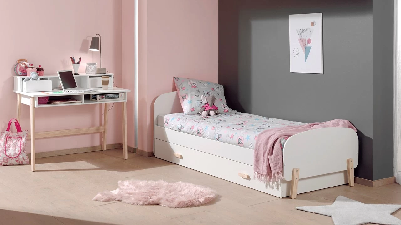 Bed Kiddy Inclusief Slaaplade En Bureau 1 Bed Kiddy Inclusief Slaaplade En Bureau