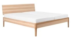 Karlsson Bed Sky Met Hoofdbord En Poten Hout -Slaapkamerserie Winkel Bed Sky beuken met hoofdbord hout en poot hout beuken 4