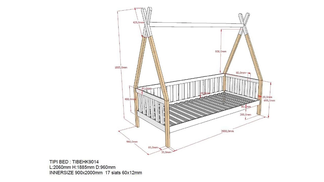 Sofabed Tipi 4 Sofabed Tipi - Afbeelding 4