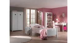 Complete Kinderkamer Amori Met 2-deurs Kast, Bureau En Bibliotheekkast