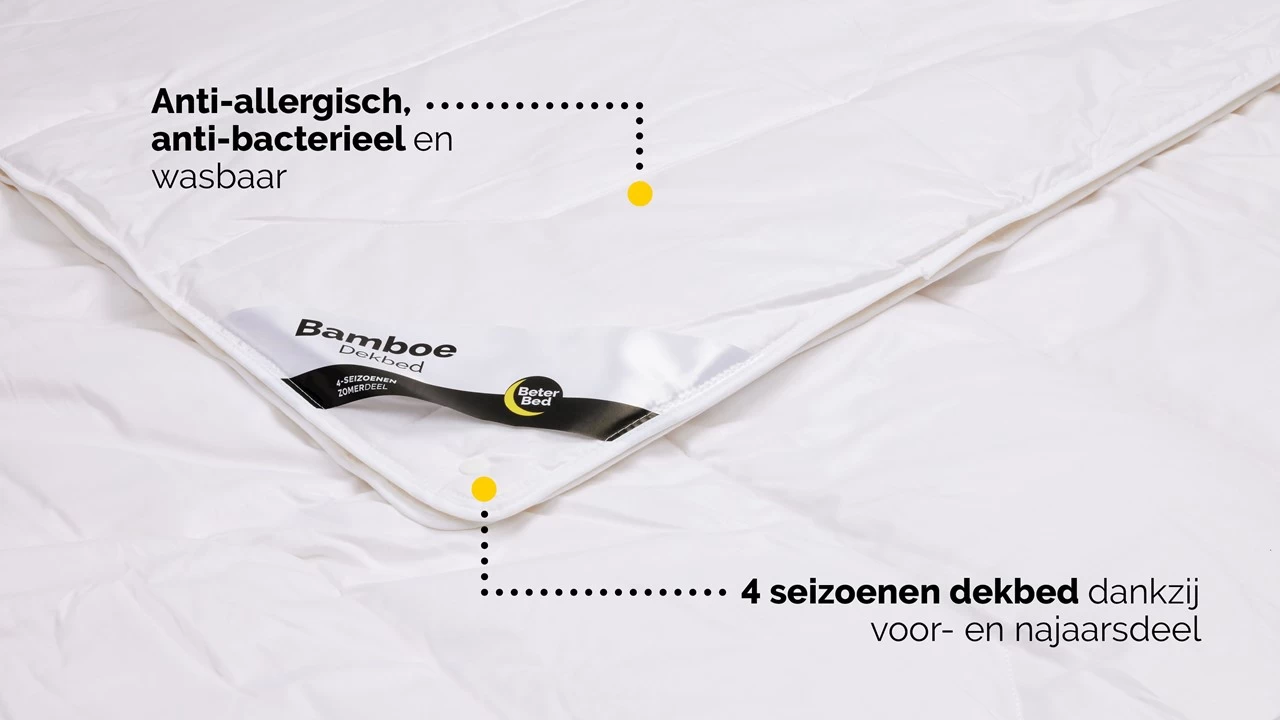 Dekbed Bamboe 4-seizoenen 4 Dekbed Bamboe 4-seizoenen - Afbeelding 4