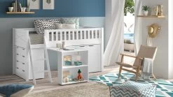 Halfhoogslaper Scott Met Bureau En 2 Commodes