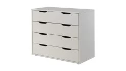 Halfhoogslaper Scott Met Bureau En 2 Commodes -Slaapkamerserie Winkel Halfhoogslaper Scott met bureau en 2 commodes wit 5