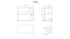 Halfhoogslaper Scott Met Bureau En Boekenkast -Slaapkamerserie Winkel Halfhoogslaper Scott met bureau en boekenkast wit 5