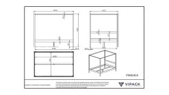 Hemelbed Pino -Slaapkamerserie Winkel Hemelbed Pino wit 3