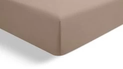 Hoeslaken Beter Bed Select Biologisch Perkal Matras -Slaapkamerserie Winkel Hoeslaken Biologisch perkal matras taupe 3