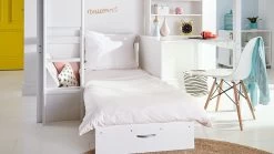 Hoogslaper Puck -Slaapkamerserie Winkel Hoogslaper Puck wit 2