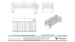 Kajuitbed Margrit 90 -Slaapkamerserie Winkel Kajuitbed Margrit 90 bruin 2