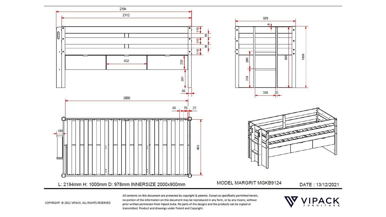 Kajuitbed Margrit 91 4 Kajuitbed Margrit 91 - Afbeelding 4