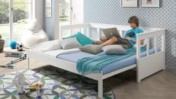 Kajuitbed Spijlen Uitschuifbaar Pino