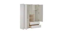 Complete Babykamer Kiddy Met Commode, Opzet En Kast 3-deurs -Slaapkamerserie Winkel Kast Kiddy 3deuren en 2 laden 1