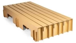 Paper Bed 16 Paper Bed -Slaapkamerserie Winkel Paper Bed met laden bruin 6