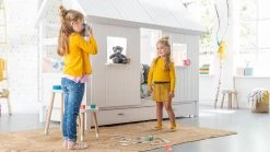 Sofabed Puck Met Dakframe En Heel Dak -Slaapkamerserie Winkel Sofabed met dakframe Puck wit 2