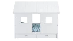 Sofabed Puck Met Dakframe En Heel Dak -Slaapkamerserie Winkel Sofabed met dakframe Puck wit 4