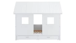 Sofabed Puck Met Dakframe En Heel Dak -Slaapkamerserie Winkel Sofabed met dakframe Puck wit 6