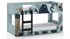 Stapelbed Luca Jungle 8 Stapelbed Luca Jungle -Slaapkamerserie Winkel Stapelbed Luca Jungle mintgroen 3