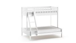 Stapelbed Scott 3-persoons Met Slaaplade 10 Stapelbed Scott 3-persoons Met Slaaplade -Slaapkamerserie Winkel Stapelbed Scott 3 persoons met slaaplade wit 4