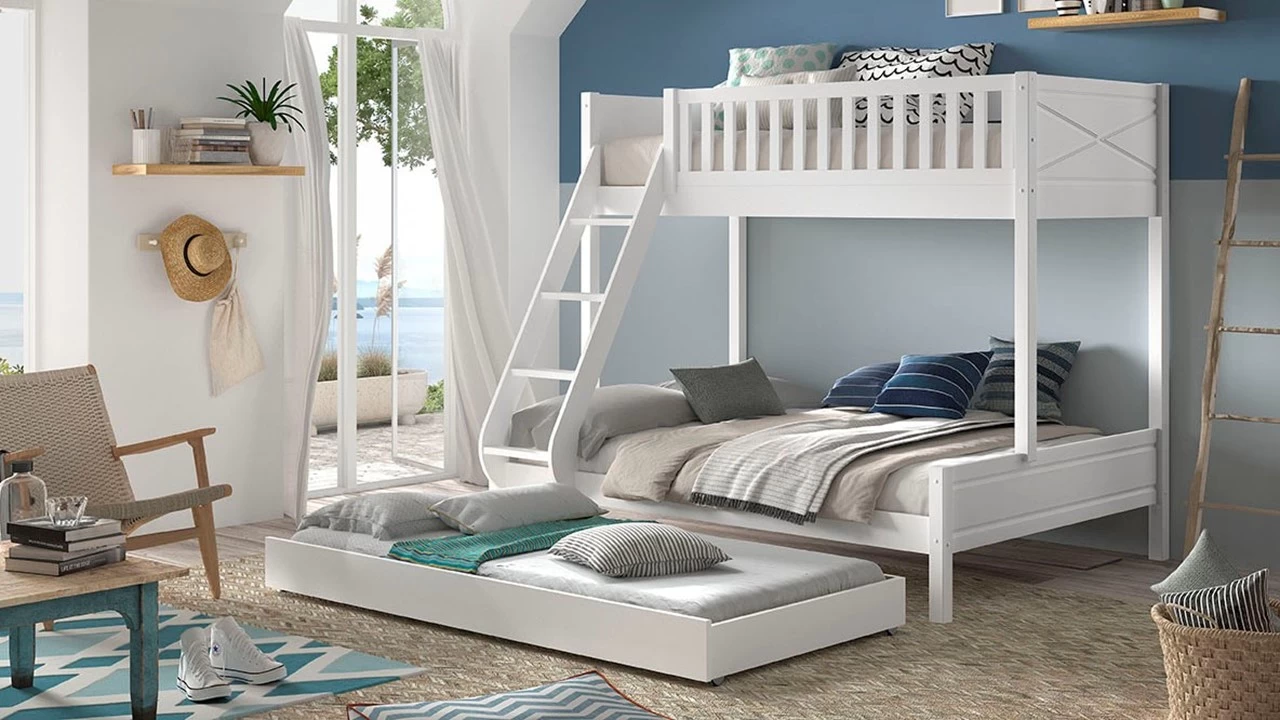 Stapelbed Scott 3-persoons Met Slaaplade 1 Stapelbed Scott 3-persoons Met Slaaplade